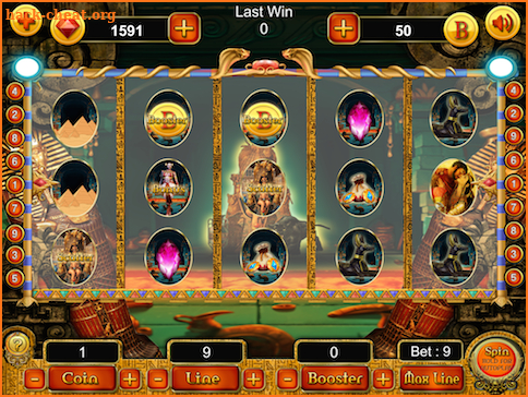Cleopatra and Pharaon's Slots+ screenshot