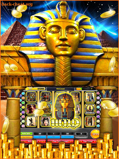 Cleopatra free Egypt slots screenshot