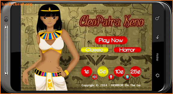 Cleopatra Keno screenshot
