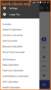 ClevCalc - Calculator screenshot
