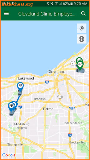 Cleveland Clinic Emp Shuttle screenshot