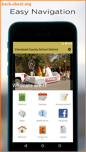 Cleveland County School District screenshot