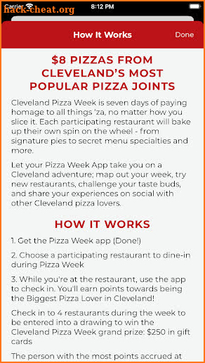 Cleveland Pizza Week screenshot