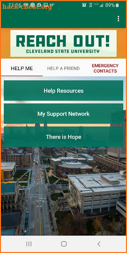 Cleveland State University Reach Out screenshot