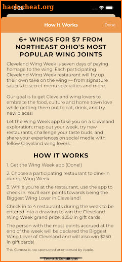 Cleveland Wing Week screenshot