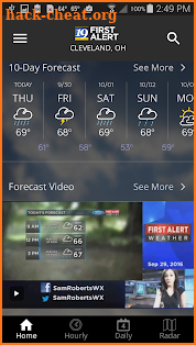 Cleveland19 FirstAlert Weather screenshot