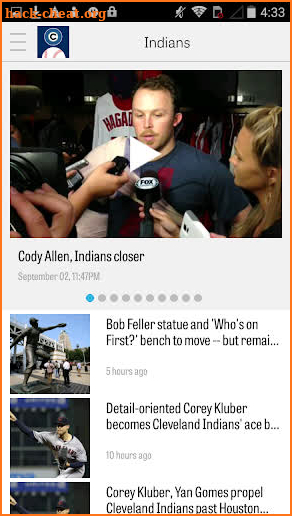cleveland.com: Indians News screenshot