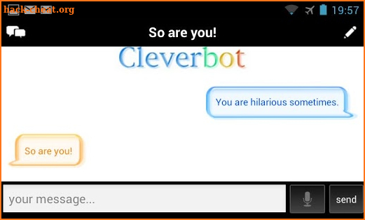 Cleverbot screenshot