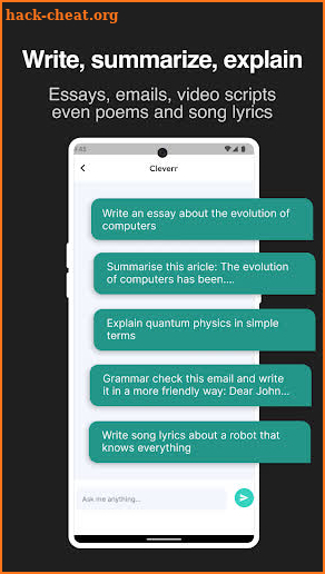 Cleverr - AI Assistant Chatbot screenshot