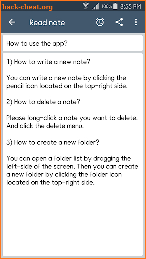 ClevNote - Notepad, Checklist screenshot