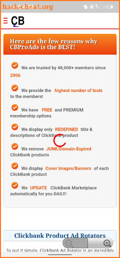 Click-Bank Affiliate  Store Builders screenshot