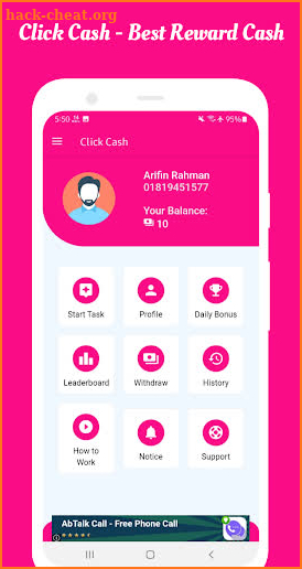 Click Cash - Earn Our App For Free screenshot