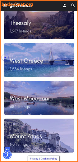 Click on Greece screenshot