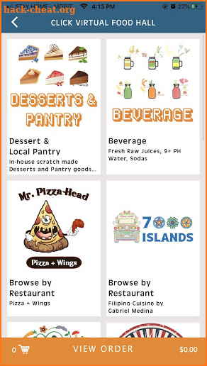 Click Virtual Food Hall - Food Delivery screenshot