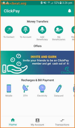 ClickPay- Recharges,Bill Payments & Money Transfer screenshot