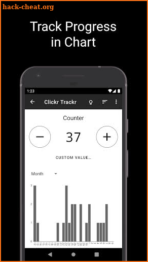 Clickr Trackr - Tally Counter with Statistics screenshot