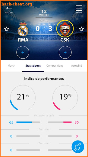 Clicnscores Football Stats and Forecasts screenshot
