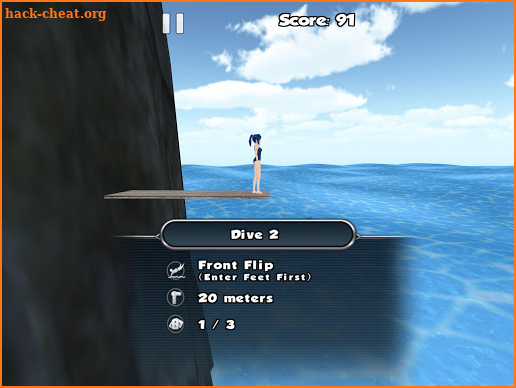 Cliff Diving 3D Free screenshot