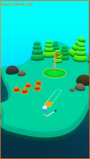 Cliff Golf 3D screenshot