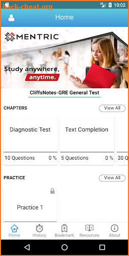 CliffsNotes GRE Test Prep screenshot