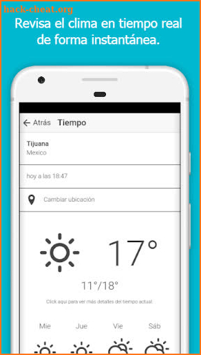 clima de tijuana screenshot