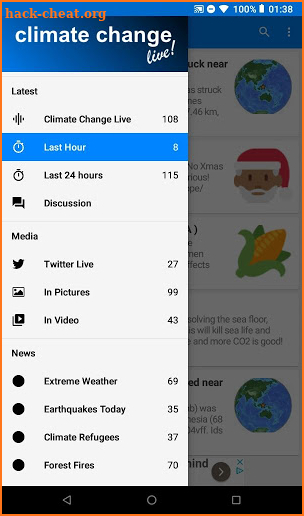 Climate Change Live Events screenshot
