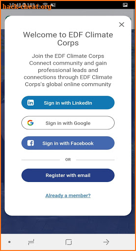 Climate Corps Connect screenshot