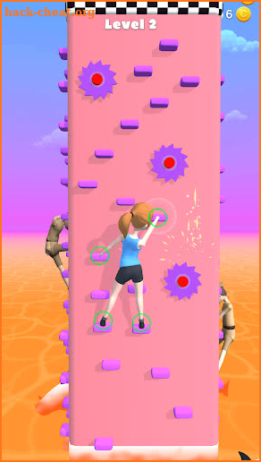 Climbing stance screenshot
