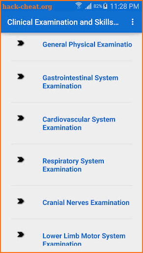 Clinical Examination and Skills screenshot