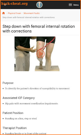 Clinical Pattern Recognition: Knee Pain screenshot