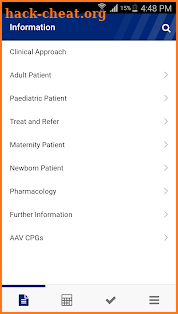Clinical Practice Guidelines screenshot