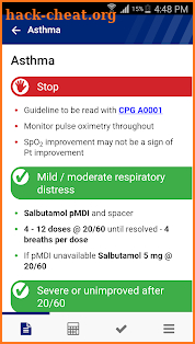 Clinical Practice Guidelines screenshot