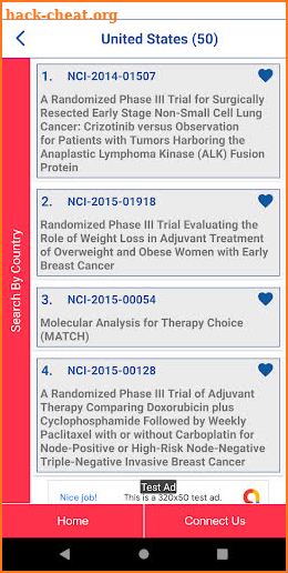 Clinical Trials Hub screenshot