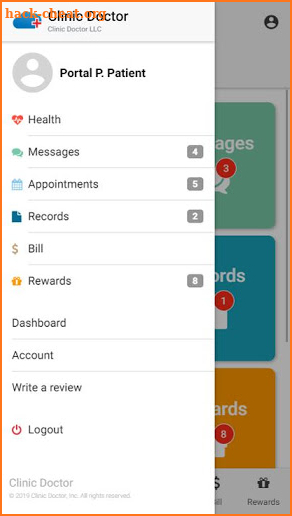 ClinicDr Patient App screenshot