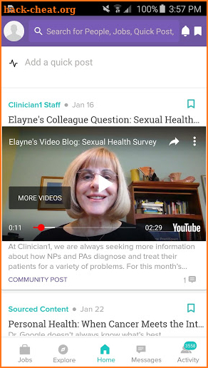 Clinician1 screenshot