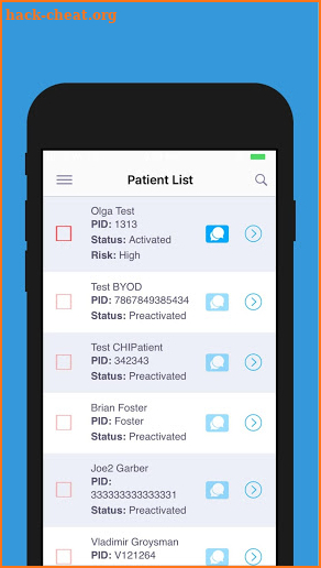 ClinicianConnect (beta) screenshot