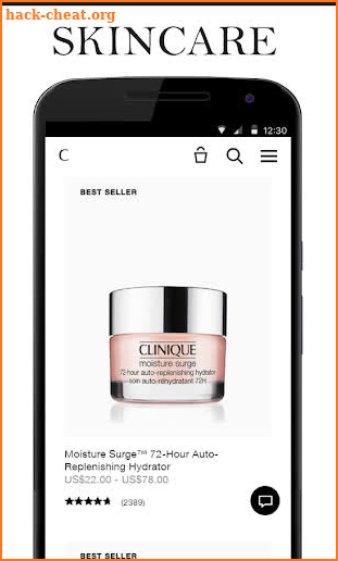 Clinique Outlet screenshot