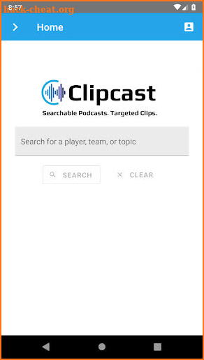 Clipcast screenshot