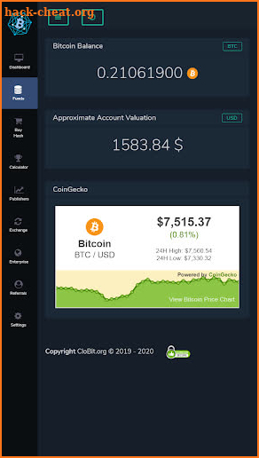 CloBit - Cloud Mining Bitcoin screenshot
