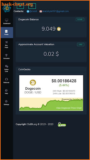 CloBit - Cloud Mining Dogecoin screenshot
