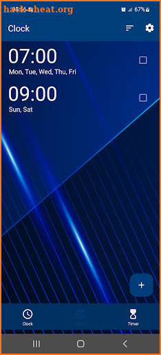 Clock Alarm for sleepers screenshot