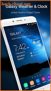 Clock and Weather Widgets for Free screenshot