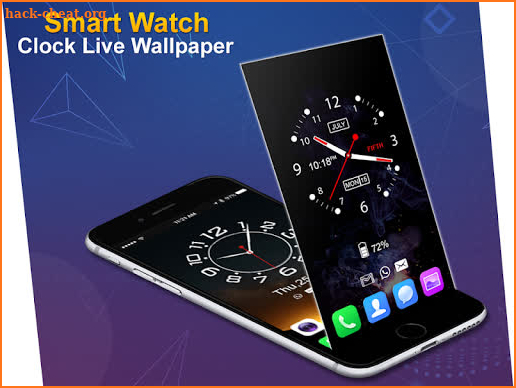 Clock Live Wallpaper 2020: Smart Watch app screenshot