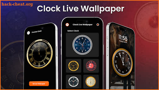 Clock Live Wallpaper 3D Analog screenshot