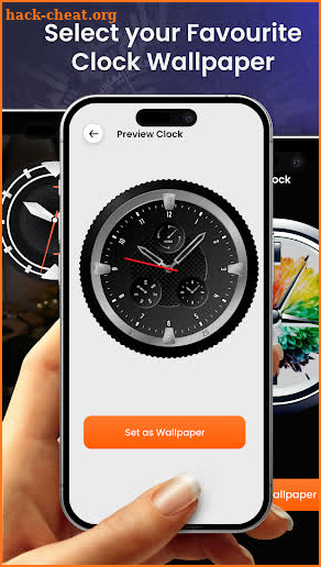 Clock Live Wallpaper 3D Analog screenshot