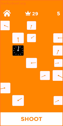 Clock Rush - Minimal Reflex & Shooting Game screenshot