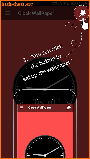 Clock WallPaper screenshot