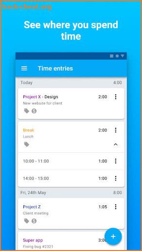 Clockify: Time Tracker screenshot