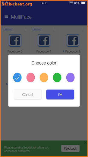 Clone app&multiple accounts for Facebook-MultiFace screenshot