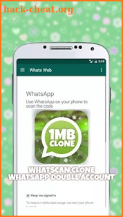 Clone Whatscan 1MB screenshot